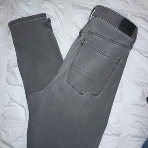 American eagle light gray jeggings